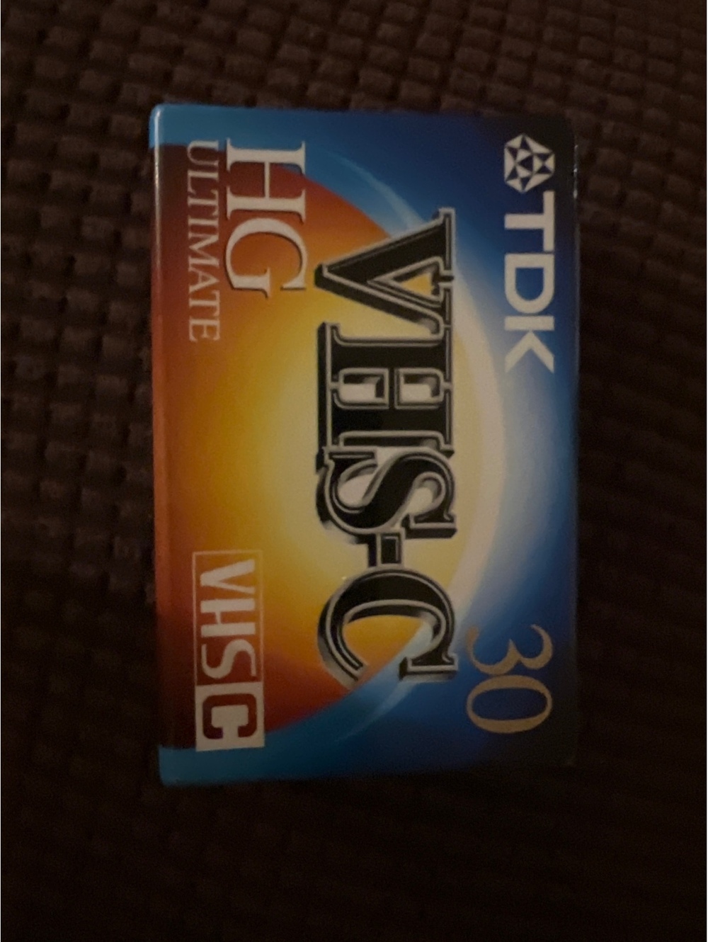 TDK VHS-C HG Ultimate 30 Minute Video Cassette Tape